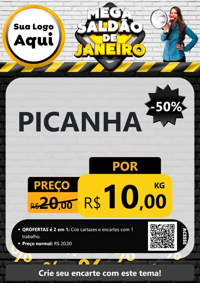 Modelo de Cartaz para Cartaz A4 Vertical