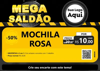 Modelo de Cartaz para Cartaz A4 Horizontal