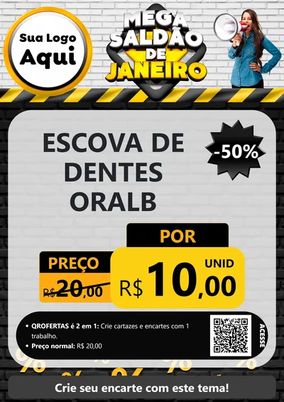 Modelo de Cartaz para Cartaz A4 Vertical