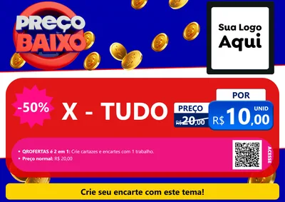 Modelo de Cartaz para Cartaz A4 Horizontal