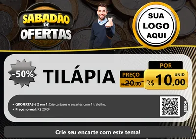 Modelo de Cartaz para Cartaz A4 Horizontal