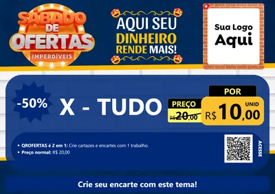 Modelo de Cartaz para Cartaz A4 Horizontal