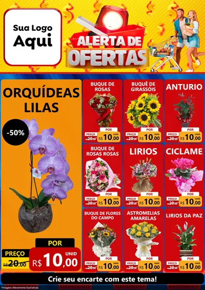 Modelo de Encarte para Encarte A4 Vertical
