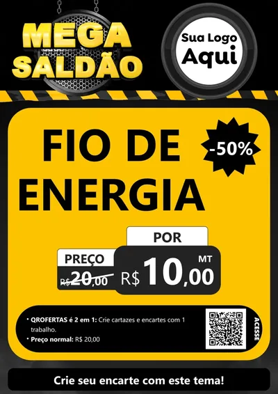 Modelo de Cartaz para Cartaz A4 Vertical