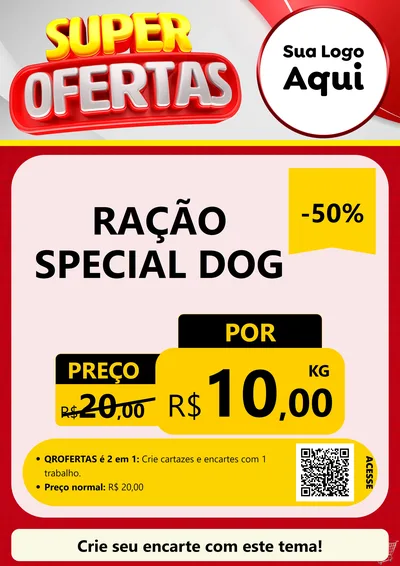 Modelo de Cartaz para Cartaz A4 Vertical
