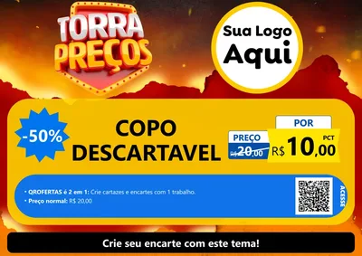 Modelo de Cartaz para Cartaz A4 Horizontal