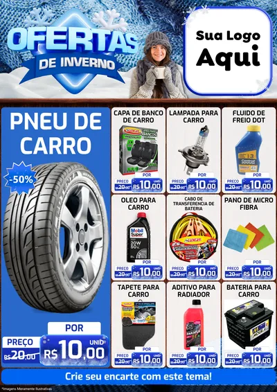 Modelo de Encarte para Encarte A4 Vertical