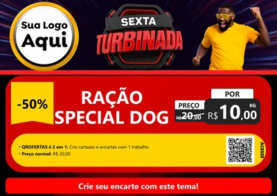 Modelo de Cartaz para Cartaz A4 Horizontal