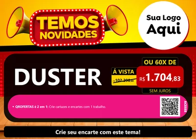 Modelo de Cartaz para Cartaz A4 Horizontal