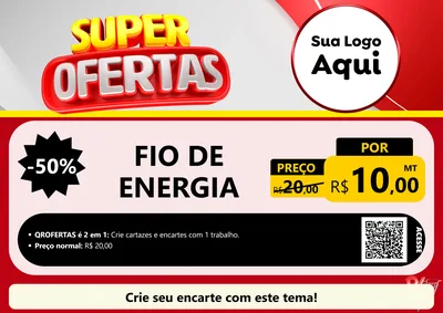 Modelo de Cartaz para Cartaz A4 Horizontal