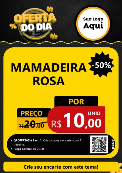 Modelo de Cartaz para Cartaz A4 Vertical