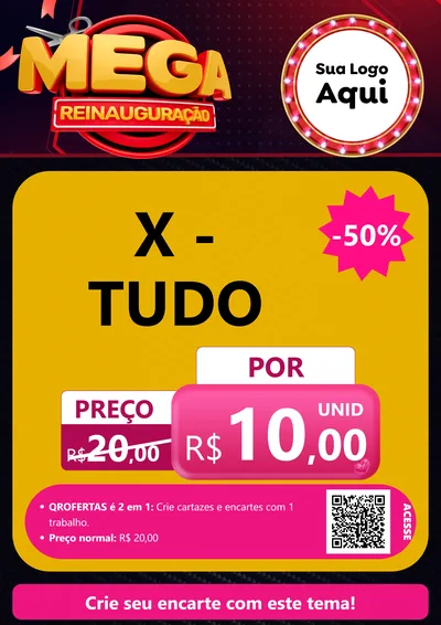 Modelo de Cartaz para Cartaz A4 Vertical