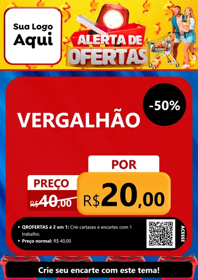 Modelo de Cartaz para Cartaz A4 Vertical