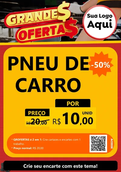 Modelo de Cartaz para Cartaz A4 Vertical