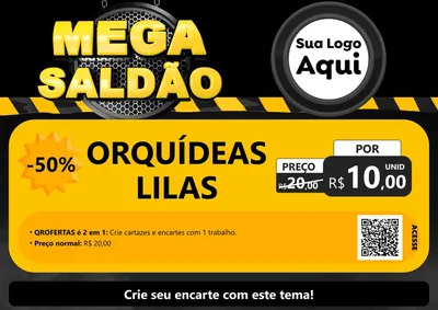 Modelo de Cartaz para Cartaz A4 Horizontal