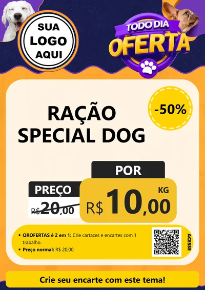 Modelo de Cartaz para Cartaz A4 Vertical