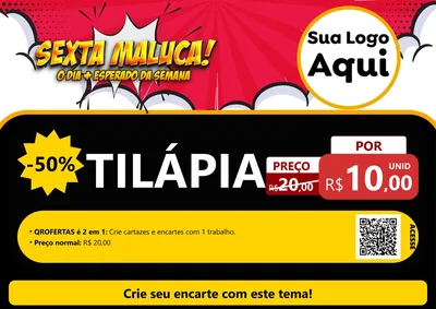 Modelo de Cartaz para Cartaz A4 Horizontal