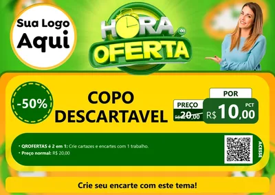Modelo de Cartaz para Cartaz A4 Horizontal