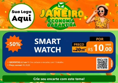 Modelo de Cartaz para Cartaz A4 Horizontal