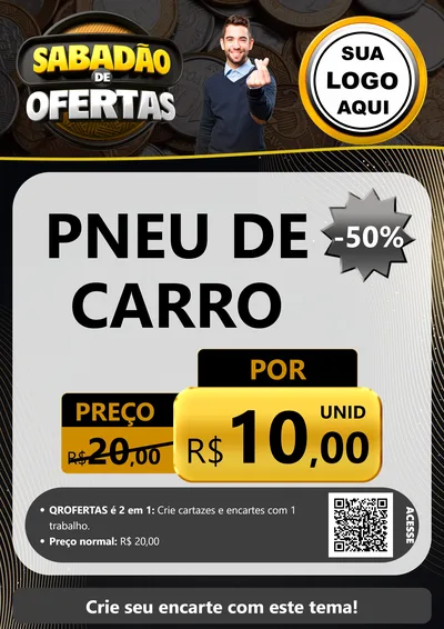 Modelo de Cartaz para Cartaz A4 Vertical