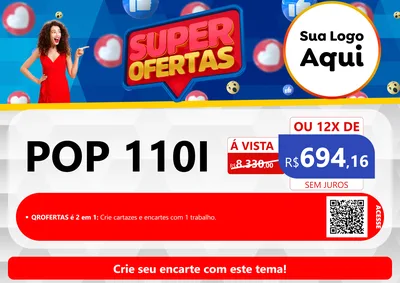 Modelo de Cartaz para Cartaz A4 Horizontal