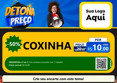 Modelo de Cartaz para Cartaz A4 Horizontal