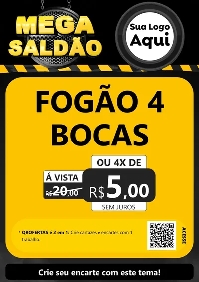Modelo de Cartaz para Cartaz A4 Vertical