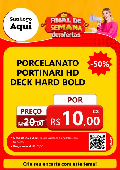 Modelo de Cartaz para Cartaz A4 Vertical