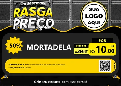 Modelo de Cartaz para Cartaz A4 Horizontal