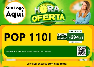 Modelo de Cartaz para Cartaz A4 Horizontal