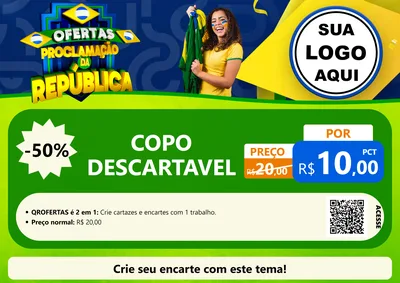 Modelo de Cartaz para Cartaz A4 Horizontal