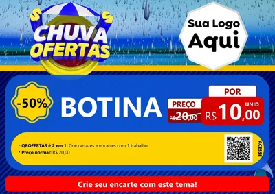 Modelo de Cartaz para Cartaz A4 Horizontal