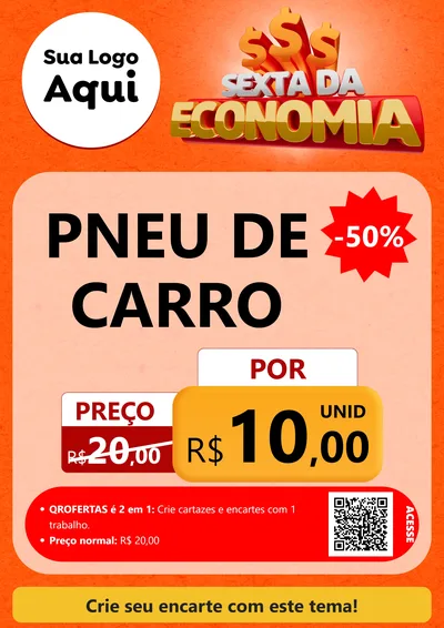 Modelo de Cartaz para Cartaz A4 Vertical