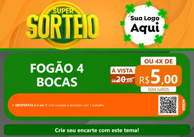 Modelo de Cartaz para Cartaz A4 Horizontal