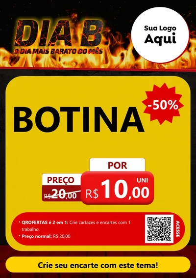 Modelo de Cartaz para Cartaz A4 Vertical com o tema Dia B para Agropecuária
