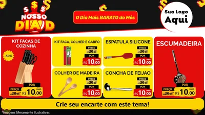 Modelo de TV para TV Horizontal com o tema Nosso Dia D para Utilidades Domésticas