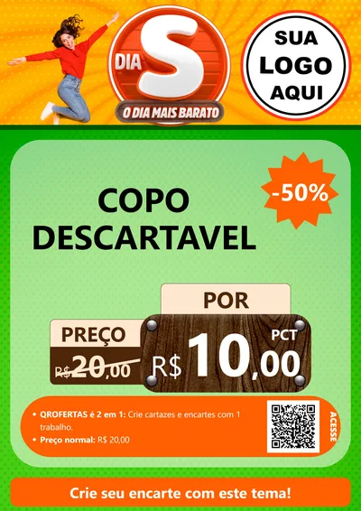 Modelo de Cartaz para Cartaz A4 Vertical