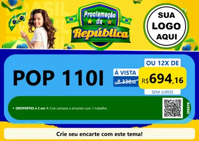 Modelo de Cartaz para Cartaz A4 Horizontal