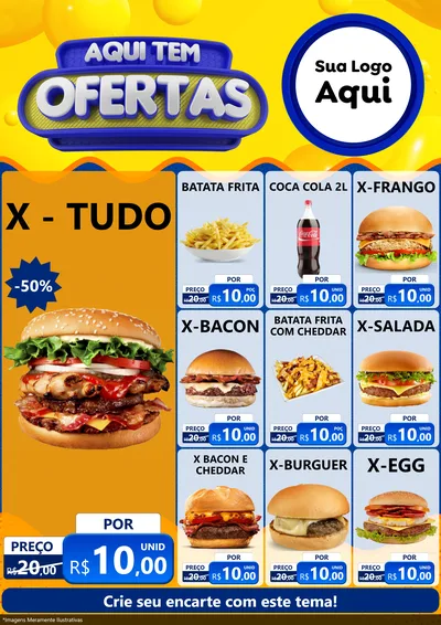 Modelo de Encarte para Encarte A4 Vertical