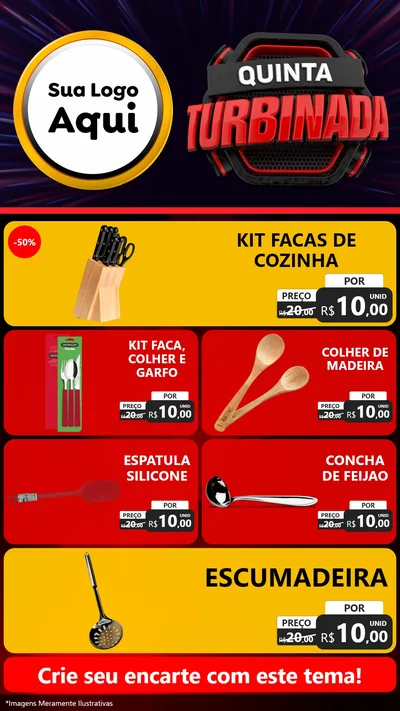 Modelo de TV para TV Vertical com o tema Quinta Turbinada para Utilidades Domésticas