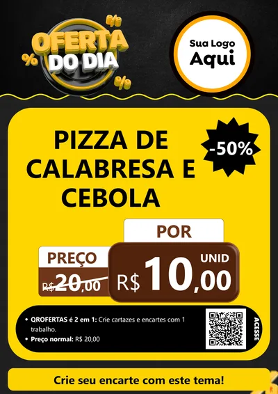 Modelo de Cartaz para Cartaz A4 Vertical