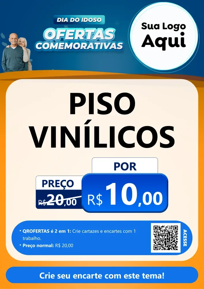 Modelo de Cartaz para Cartaz A4 Vertical com o tema Dia do Idoso para Material para Construção