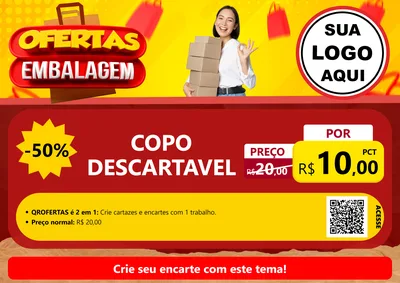 Modelo de Cartaz para Cartaz A4 Horizontal