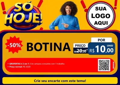 Modelo de Cartaz para Cartaz A4 Horizontal