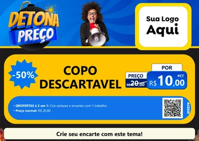 Modelo de Cartaz para Cartaz A4 Horizontal