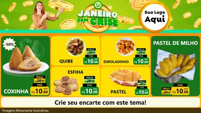 Modelo de TV para TV Horizontal com o tema Janeiro Sem Crise para Salgadaria