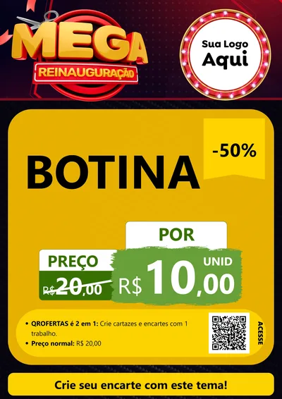 Modelo de Cartaz para Cartaz A4 Vertical