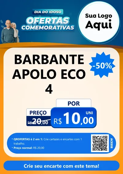 Modelo de Cartaz para Cartaz A4 Vertical com o tema Dia do Idoso