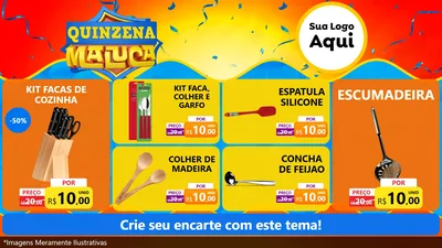 Modelo de TV para TV Horizontal com o tema Quinzena Maluca para Utilidades Domésticas