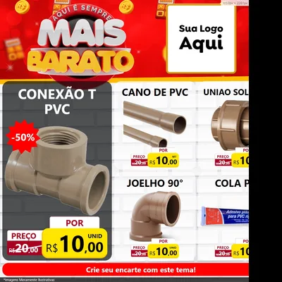 Modelo de Rede Social para Feed Facebook com o tema Mais Barato para Tubos e conexões